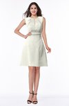 Classic A-line Sleeveless Zipper Chiffon Ribbon Plus Size Bridesmaid Dresses