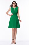 Classic A-line Sleeveless Zipper Chiffon Ribbon Plus Size Bridesmaid Dresses