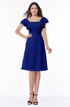 Simple A-line Sleeveless Zip up Sash Plus Size Bridesmaid Dresses