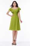 Simple A-line Sleeveless Zip up Sash Plus Size Bridesmaid Dresses