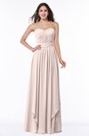 Modern A-line Sweetheart Sleeveless Floor Length Ruching Plus Size Bridesmaid Dresses