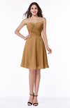 Informal Sleeveless Chiffon Short Ruching Plus Size Bridesmaid Dresses