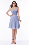 Informal Sleeveless Chiffon Short Ruching Plus Size Bridesmaid Dresses