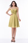 Informal Sleeveless Chiffon Short Ruching Plus Size Bridesmaid Dresses