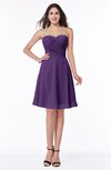 Informal Sleeveless Chiffon Short Ruching Plus Size Bridesmaid Dresses