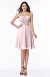 Informal Sleeveless Chiffon Short Ruching Plus Size Bridesmaid Dresses