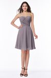 Informal Sleeveless Chiffon Short Ruching Plus Size Bridesmaid Dresses