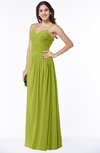 Romantic Spaghetti Sleeveless Zipper Floor Length Ruching Plus Size Bridesmaid Dresses