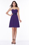 Elegant Sweetheart Sleeveless Chiffon Short Ribbon Bridesmaid Dresses