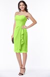 Plain Sheath Sweetheart Zip up Chiffon Ruffles Plus Size Bridesmaid Dresses