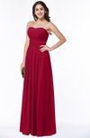 Simple A-line Sleeveless Chiffon Floor Length Plus Size Bridesmaid Dresses