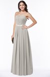 Glamorous A-line Strapless Sleeveless Half Backless Floor Length Plus Size Bridesmaid Dresses