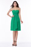 Glamorous A-line Sweetheart Sleeveless Zipper Knee Length Plus Size Bridesmaid Dresses