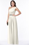 Traditional Asymmetric Neckline Sleeveless Zip up Chiffon Floor Length Plus Size Bridesmaid Dresses