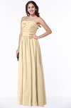 Classic Sleeveless Zipper Floor Length Ruching Plus Size Bridesmaid Dresses