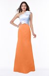 Vintage Trumpet Asymmetric Neckline Sleeveless Zipper Brush Train Plus Size Bridesmaid Dresses