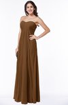 Elegant Empire Sweetheart Zip up Chiffon Floor Length Plus Size Bridesmaid Dresses