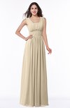 Simple A-line Sleeveless Zip up Floor Length Ruching Plus Size Bridesmaid Dresses
