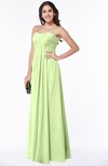 Glamorous A-line Strapless Zip up Floor Length Pleated Plus Size Bridesmaid Dresses