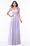 Traditional A-line Sleeveless Zipper Chiffon Flower Bridesmaid Dresses