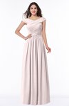 Traditional A-line Sleeveless Chiffon Floor Length Plus Size Bridesmaid Dresses
