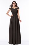 Traditional A-line Sleeveless Chiffon Floor Length Plus Size Bridesmaid Dresses
