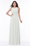 Elegant A-line Sleeveless Zipper Chiffon Plus Size Bridesmaid Dresses