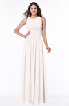 Elegant A-line Sleeveless Zipper Chiffon Plus Size Bridesmaid Dresses