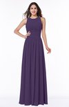 Elegant A-line Sleeveless Zipper Chiffon Plus Size Bridesmaid Dresses