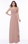 Mature A-line Sleeveless Chiffon Floor Length Bridesmaid Dresses