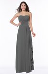 Mature A-line Sleeveless Chiffon Floor Length Bridesmaid Dresses