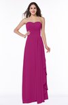 Mature A-line Sleeveless Chiffon Floor Length Bridesmaid Dresses