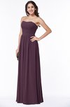 Classic Strapless Sleeveless Floor Length Ruching Plus Size Bridesmaid Dresses