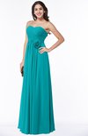 Cute Strapless Sleeveless Chiffon Floor Length Flower Plus Size Bridesmaid Dresses