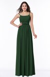 Modern A-line Spaghetti Zip up Floor Length Sash Plus Size Bridesmaid Dresses