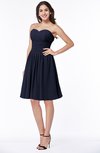 Elegant Strapless Sleeveless Zipper Knee Length Ribbon Bridesmaid Dresses