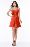 Traditional Spaghetti Sleeveless Chiffon Mini Ruffles Plus Size Bridesmaid Dresses