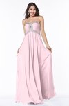 Modern Sleeveless Zipper Chiffon Floor Length Plus Size Prom Dresses