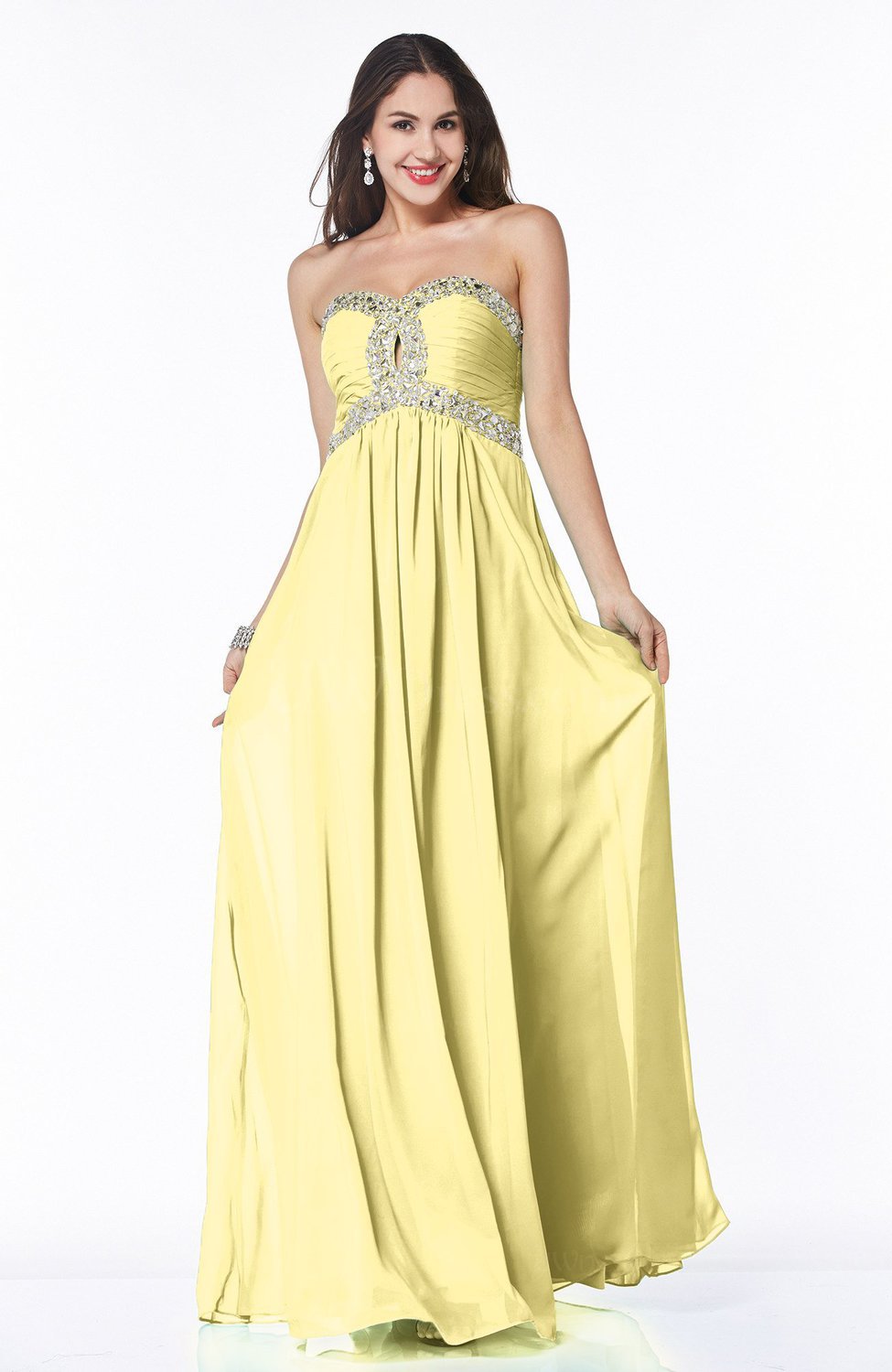 yellow formal dress plus size