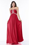 Modern Sleeveless Zipper Chiffon Floor Length Plus Size Prom Dresses