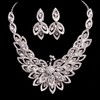 Charming/Glamourous Chain Necklaces Jewelry Sets Wedding Rhinestones