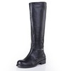 Dress Flats Girls' Genuine Leather Knee High Boots Round Toe Average