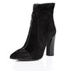 Swede Leather Pumps/Heels Zipper Booties/Ankle Boots Girls' Average Wedding