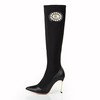 Average Boots Fashion Boots Rhinestone Stretch Fabric Office & Career Women's