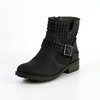Bootie Flats Split Joint Swede Leather Graduation Booties/Ankle Boots Average