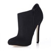 Stretch Fabric Boots Closed Toe Cone Heel Women's Party & Evening Average