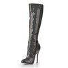 Pumps/Heels Wedding Shoes Opalescent Lacquers Women's Zipper Knee High Boots Stiletto Heel