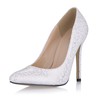 Narrow Wedding Shoes Pointed Toe Party & Evening PU Stiletto Heel Girls'