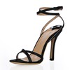 Stiletto Heel Sandals Dress Silk Like Satin Girls' Pumps/Heels Average