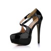 Women's Platforms Opalescent Lacquers D'Orsay & Two-Piece Party & Evening Stiletto Heel Extra Wide